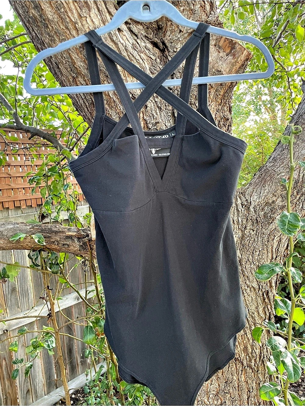 Killstar Black Pentagram Body Suit